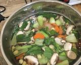 รูปขั้นตอนการทำที่ 4 ของ เกี๊ยวอกไก่ในซุปผัก (คลีน)
