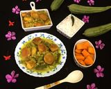 A picture of step 12 of Lentil Fritters in Ridge Gourd Curry.