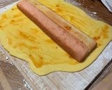 A picture of step 10 of Battenburg Cake (gluten free) 🧈.
