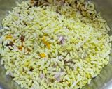 A picture of step 1 of Bhel chat.