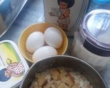 A picture of step 1 of Bread Pudding.