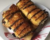 A picture of step 3 of Flo chocolate bread roll.