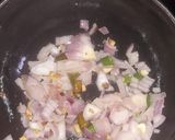 A picture of step 3 of Paneer keema salan.