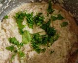A picture of step 4 of Lauki Handvo.