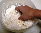 A picture of step 1 of No-Yeast, Fluffy Homemade Pork Buns (Nikuman) with Baking Powder.
