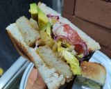 Foto del paso 13 de la receta: Sándwich🍱🥪 de tofu y vegetales🥗..