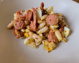 Foto del paso 9 de la receta: Ensalada de alubias con salchichas y bacon