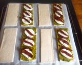 Foto del paso 4 de la receta: Hojaldre de pesto, mozzarella y tomate seco