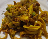 Foto del paso 6 de la receta: Fettuccine con tocineta y huevo