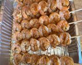 A picture of step 4 of Shrimp Skewers Recipe (No Grill).