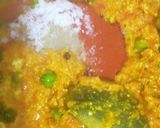 A picture of step 4 of Kacchi haldi ki sabji.