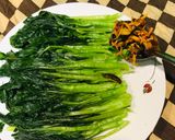 Hình bước làm 4 của món Cải bó xôi xào nấm🥬