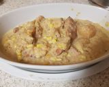 A picture of step 9 of Chicken & Sweet Corn Stew 😀.