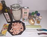 Une image de l'étape 1 de Risotto poireaux crevettes curry 🍚🦐.