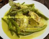 Foto langkah ke 5 dari resep Gulai kuning ikan mata besar,buncis.