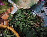 A picture of step 1 of Sarson Da Saag.