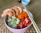 Foto del paso 4 de la receta: Poke Bowl de langostinos