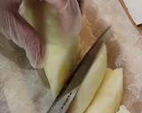 Foto del paso 7 de la receta: Tostones de yuca frita con salsa de cilantro