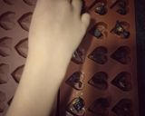 A picture of step 2 of Heart Dates Chocolate.