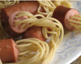Foto del paso 3 de la receta: Espaguetis con salchichas