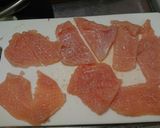 A picture of step 4 of Easy and Delicious Chicken Cutlets with One Chicken Breast.