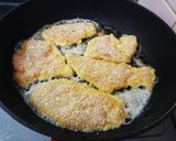 A picture of step 9 of Easy and Delicious Chicken Cutlets with One Chicken Breast.