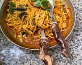 Une image de l'étape 8 de 🍃Spaghetti 🍝 gambas 🦐sauce🌶️🧄arrabiata 🦞.