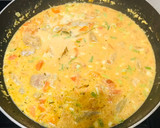 A picture of step 6 of Fish fillet curry.