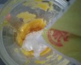 A picture of step 1 of Mango lassi.
