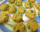 A picture of step 7 of Cauliflower Rice flakes and Soya Tikki.