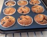 A picture of step 8 of Blueberry and banana muffins.