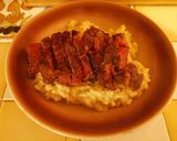 Une image de l'étape 7 de Entrecôte de Boeuf et Risotto aux Pommes.