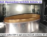 Foto langkah ke 9 dari resep PANDAN SPONGE CAKE| LEMBUT SELEMBUT OGURA CAKE,METODE ALL IN ONE.
