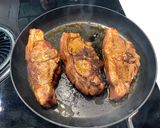 A picture of step 5 of Quite crispy lamb chops.