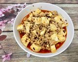 Hình bước làm 3 của món Đậu phụ Tứ Xuyên