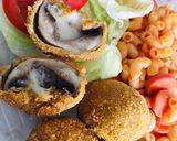 Foto del paso 6 de la receta: 🇲🇽🍄Champiñones rellenos 🇲🇽