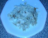 Foto del paso 3 de la receta: Ensalada de col blanco y col morado con pollo y manzana