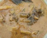 A picture of step 7 of Masala bitter gourd curry.