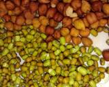 Vegetables Salad with Black chana and green moong recipe step 1 photo