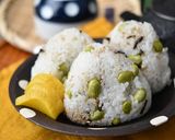 A picture of step 4 of Edamame and Shio Kombu Rice Balls (Freezer-Friendly).