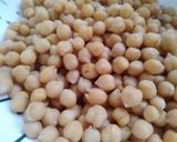 A picture of step 2 of Mix plate (chaat).