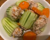รูปขั้นตอนการทำที่ 6 ของ แกงจืดแตงกวายัดไส้🥒