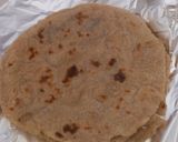 A picture of step 4 of Sorghum flatbreads with Potato onion Sabzi.