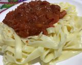 Foto del paso 5 de la receta: Fideos con salsa improvisada🍝