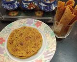 A picture of step 9 of Malai Thepla.