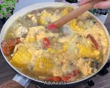 Foto langkah ke 8 dari resep Sup Kepiting dan Telur.