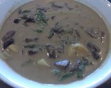 A picture of step 6 of Veg Thai Green Curry with BokChoy.