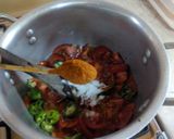 A picture of step 10 of Bhuni Lauki.