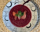 Foto del paso 3 de la receta Salmorejo de remolacha con alcachofas