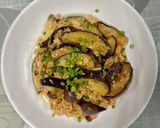 A picture of step 7 of Eggplant Stir-Fry with Ground Pork and Miso Sauce (Nasu Hikiniku Miso Itame).